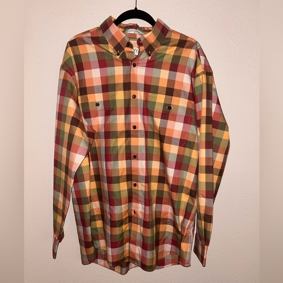 Classic ORVIS Men's SPORT SHIRT Size XL Long Sleeve PLAID TWILL Shirt Multicolor - Picture 1 of 4